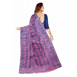 Basansi Cotton Printed Jamdani Saree